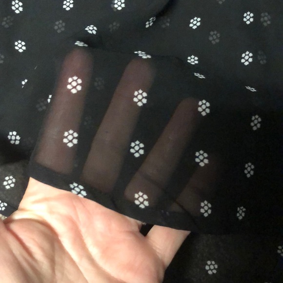 Black opaque top - Picture 2 of 3